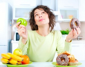 Intotdeauna pastrarea unei diete tine de vointa de a alege numai alimentele sanatoase si nu doar pe cele gustoase.